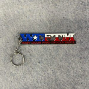 WTFTM Texas Flag Keychain